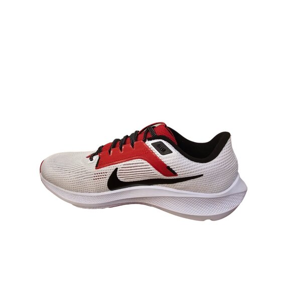 NIKE AIR ZOOM PEGASUS 40 UGA GEORGIA BULLDOGS WHITE RED BLACK MEN’S - Picture 2 of 11